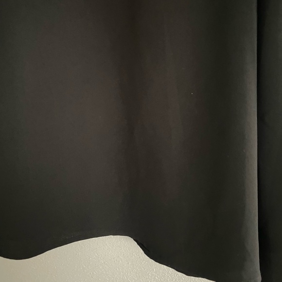 Aqua Dress Size Small Black Halter Mini Length High Neckline Shift Style - Picture 3 of 7